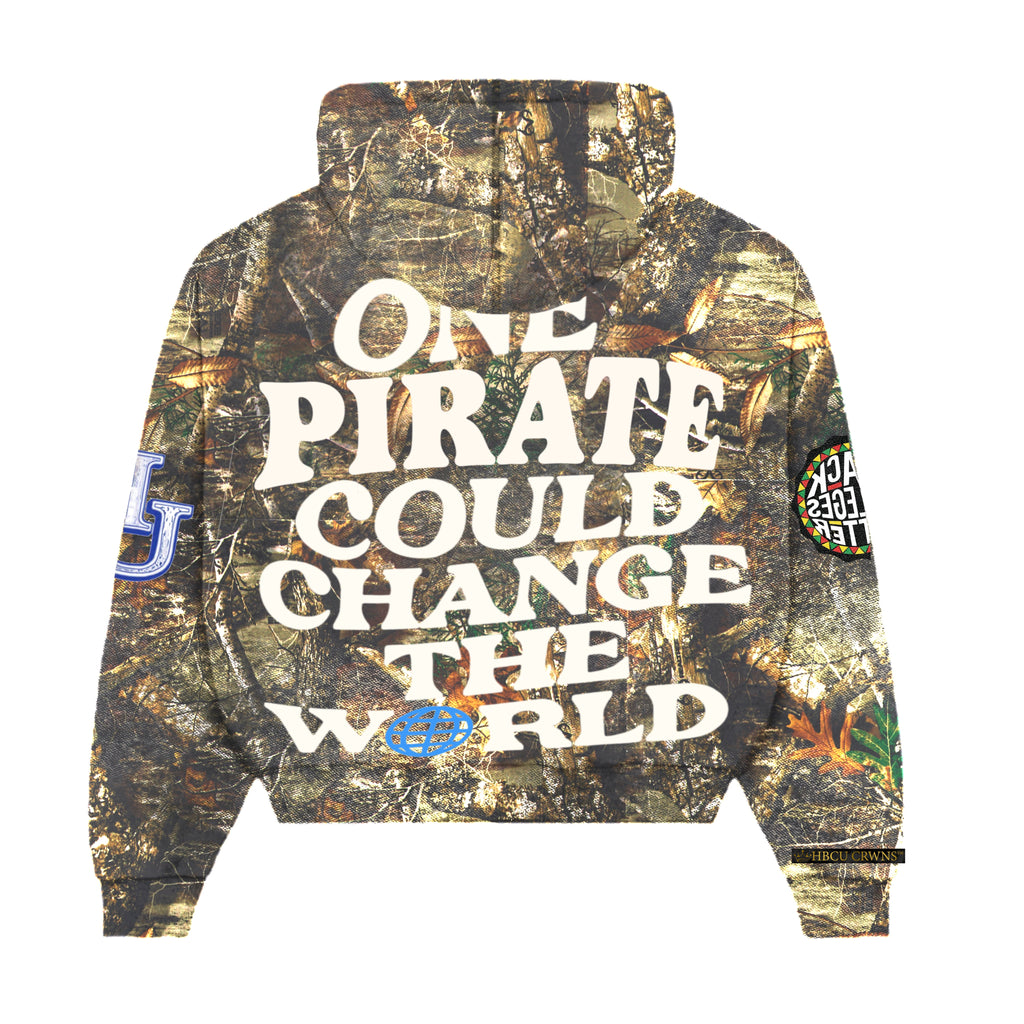 Camouflage "Hampton University" Silk Infused Lifestyle Jacket