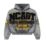 Grey NCA&T State University Silk Infused Lifestyle Jacket