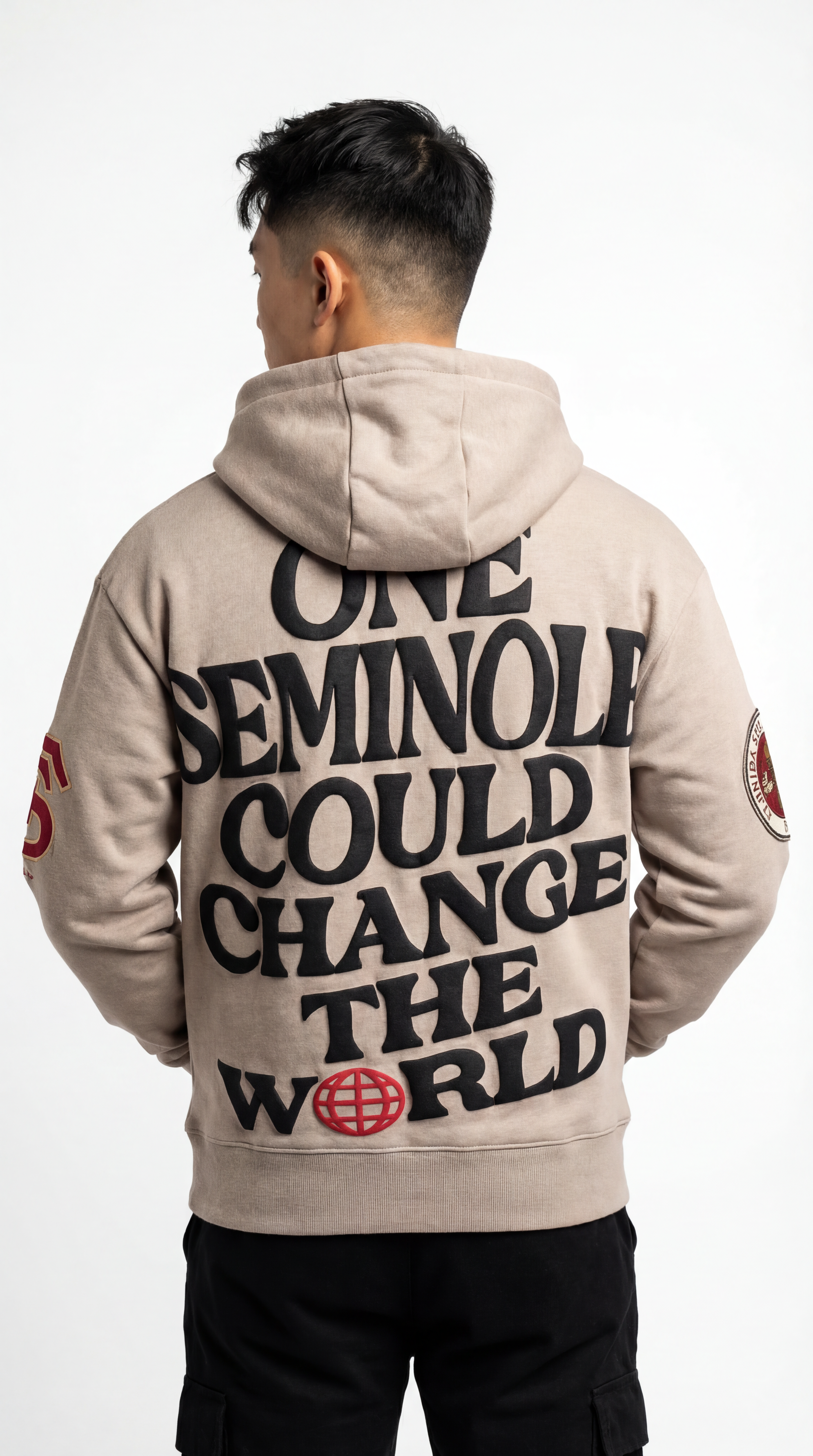 [MADE TO ORDER] Grey Florida State University Silk Infused Lifestyle Jacket