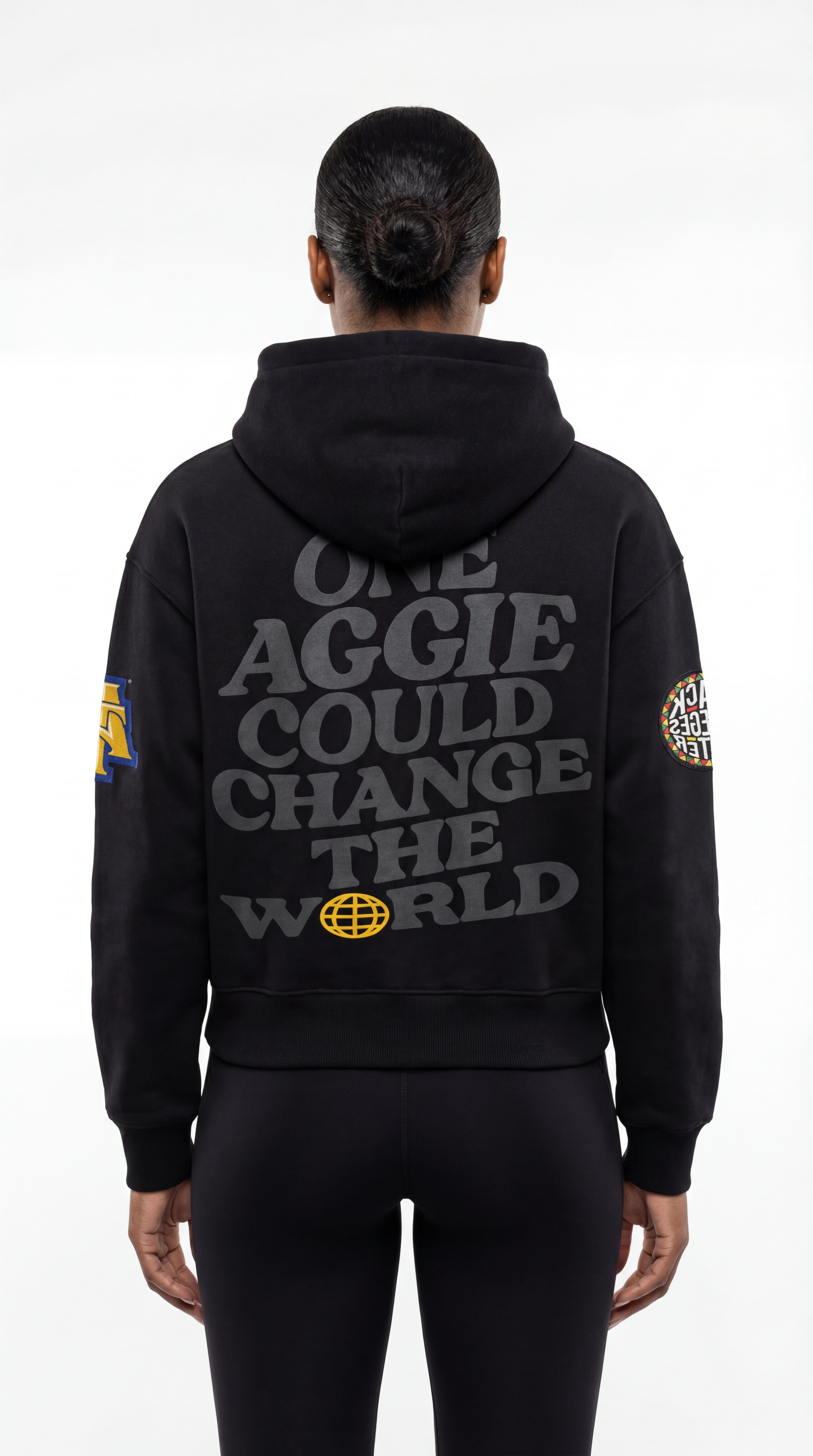 Black NCA&T State University Silk Infused Lifestyle Jacket