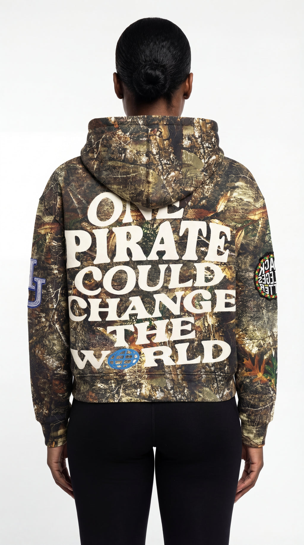 Camouflage "Hampton University" Silk Infused Lifestyle Jacket