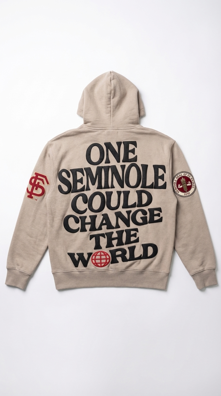 Grey Florida State University Silk Infused Lifestyle Jacket