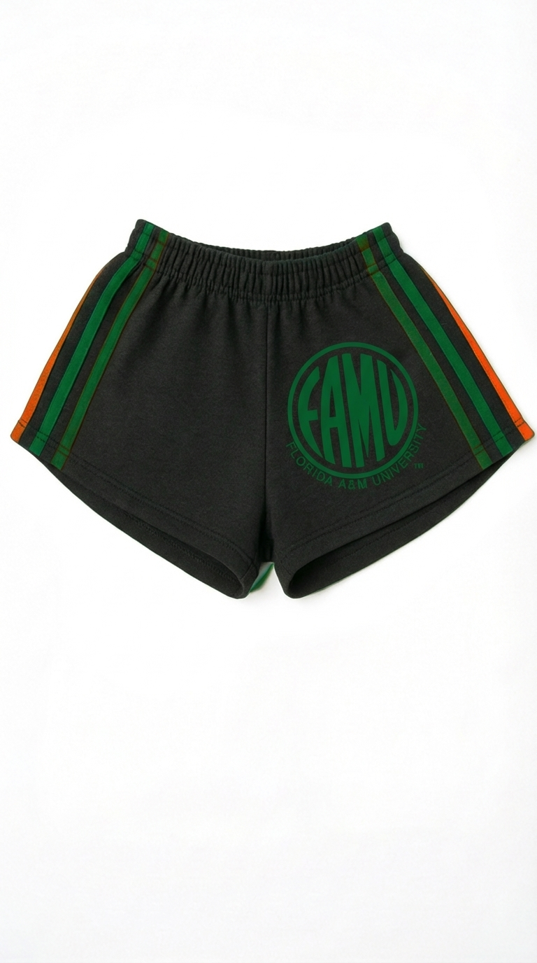 "FAMU" Cropped Shorts